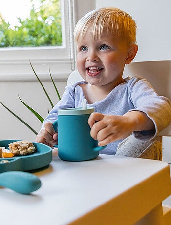 Tasse d'apprentissage évolutive Bleu