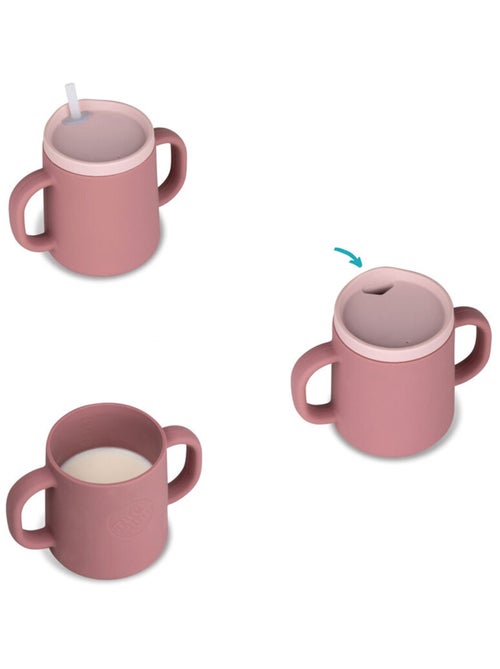 Tasse d'apprentissage évolutive Rose - Kiabi