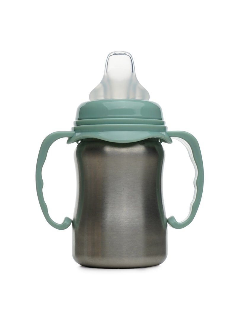 TASSE D'APPRENTISSAGE INOX Vert - Kiabi