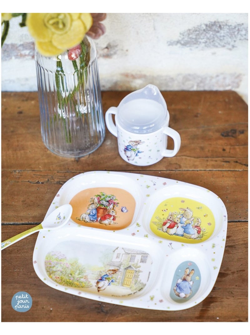 Tasse d'apprentissage pierre lapin Blanc - Kiabi