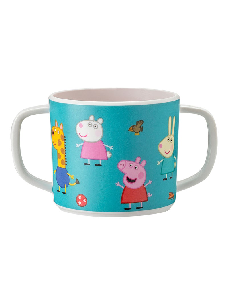 Tasse deux anses avec bec amovible Peppa Pig Bleu - Kiabi