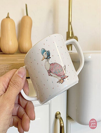 Tasse deux anses avec bec amovible Pierre Lapin