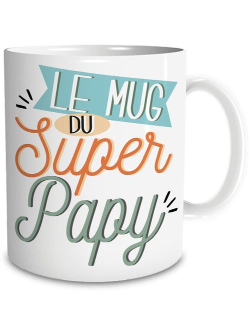 Tasse en céramique SUD_TRADING - Le Mug du Super Papy 320 ml - Kiabi