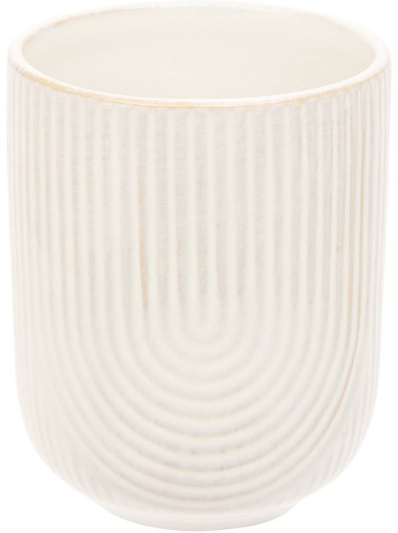 Tasse en faïence LYA Blanc - Kiabi