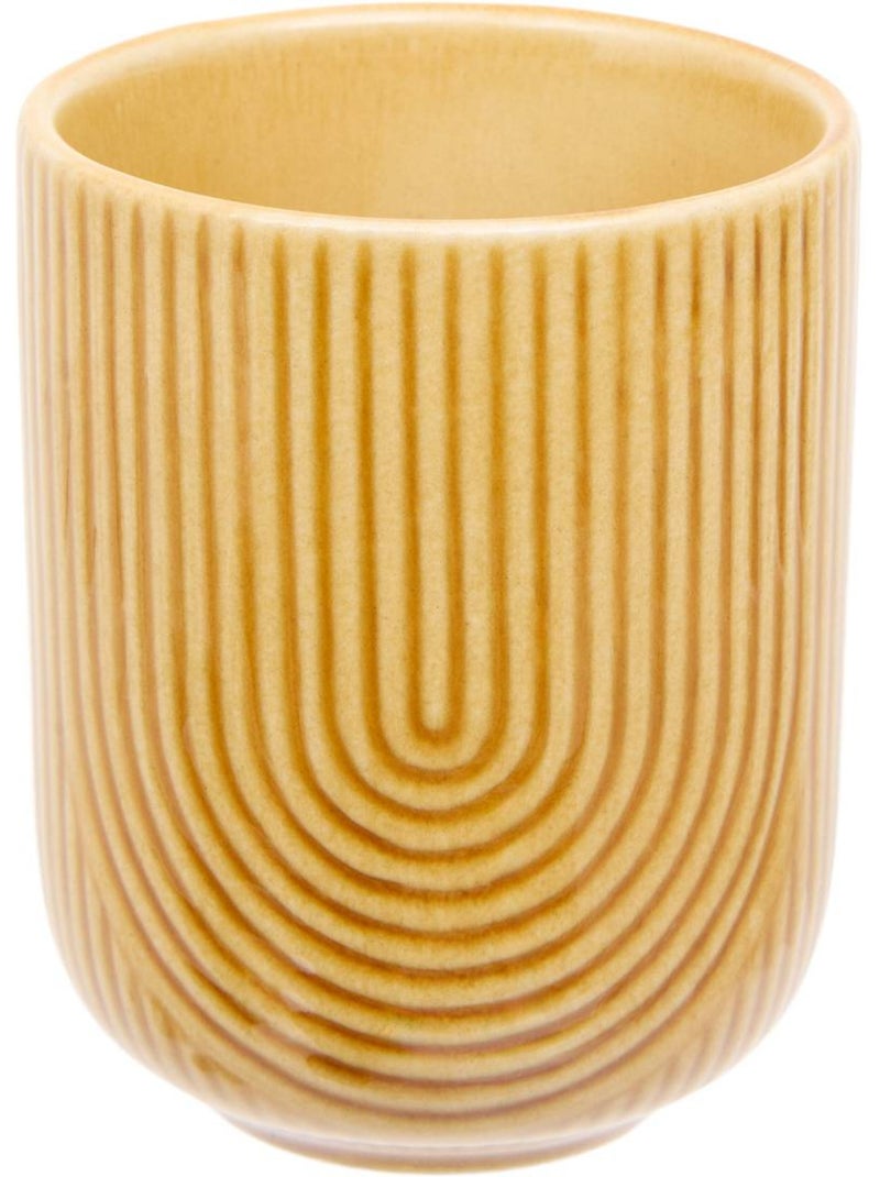 Tasse en faïence LYA Ocre - Kiabi