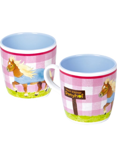 Tasse en Mélamine "Mein kleiner Ponyhof" - Kiabi