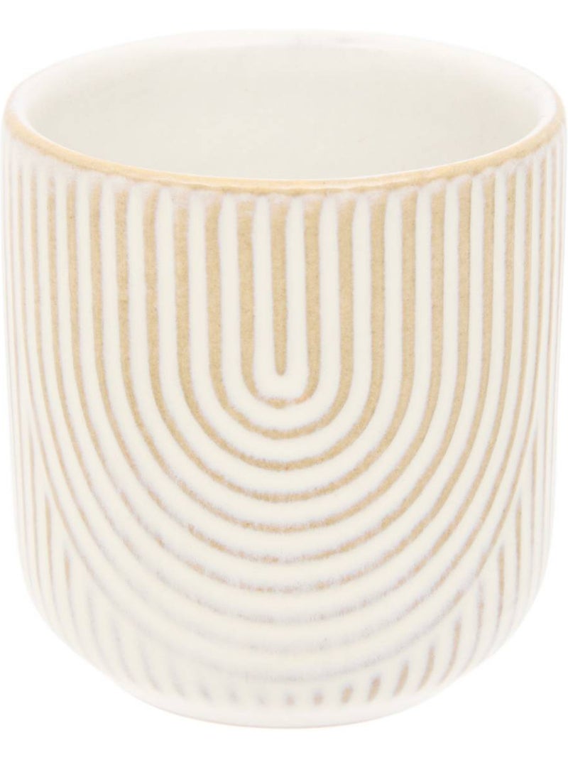 Tasse espresso en faïence LYA Blanc - Kiabi
