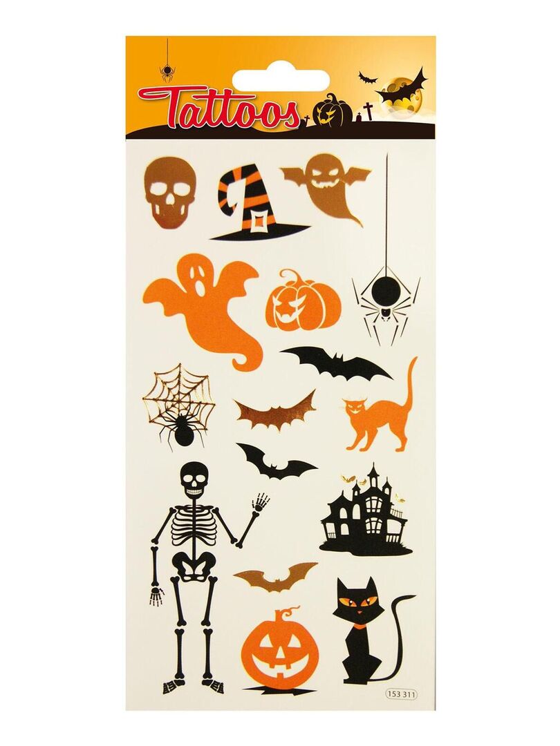 Tatouages Temporaires ESPACE Djeco - 10 Motifs Colorés Pour Enfants - Amusement Garanti !