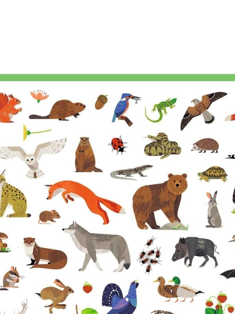 Tattoos : Le monde des animaux Multicolore - Kiabi