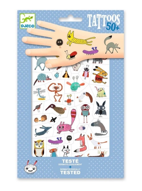 Tattoos : petites créatures - Kiabi