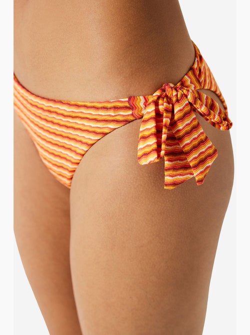Taylor bas de bikini brésilien rayé à nouer penti - Kiabi Taylor bas de bikini brésilien rayé à nouer penti - Kiabi
