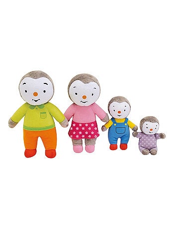 T'choupi Coffret Famille 4 Peluches - Jemini