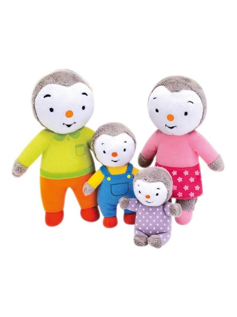T'choupi Coffret Famille 4 Peluches - Jemini Multicolore - Kiabi