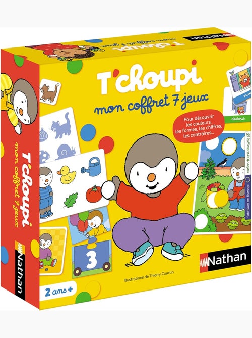 T'choupi Mon Coffret 7 Jeux - Nathan - Kiabi