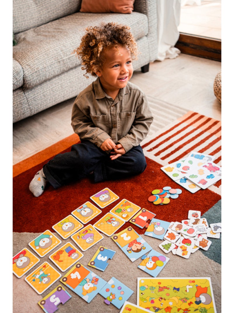 T'choupi Mon Coffret 7 Jeux - Nathan Multicolore - Kiabi