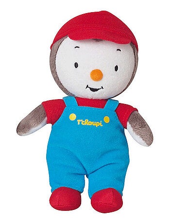 T'cHoupi Peluche -Salopette - Haut 17 cm