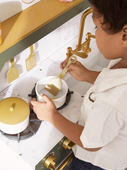 Teamson Kids - Versailles Deluxe Classic Play Kitchen - Vert olive - Kiabi