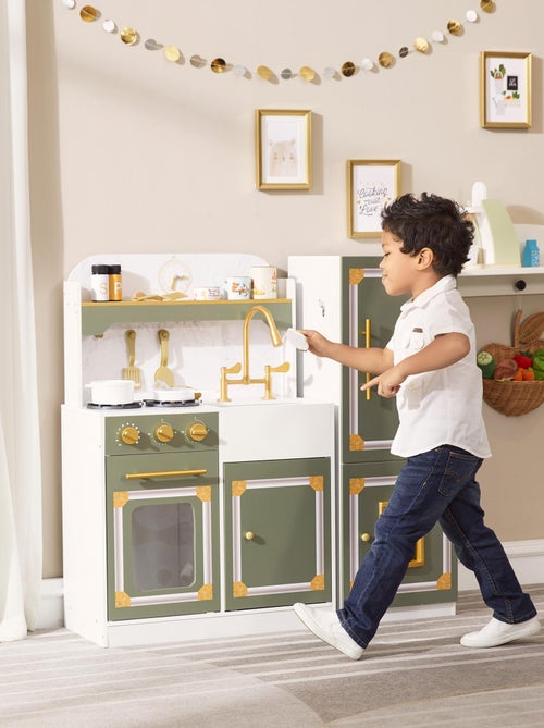 Teamson Kids - Versailles Deluxe Classic Play Kitchen - Vert olive - Kiabi