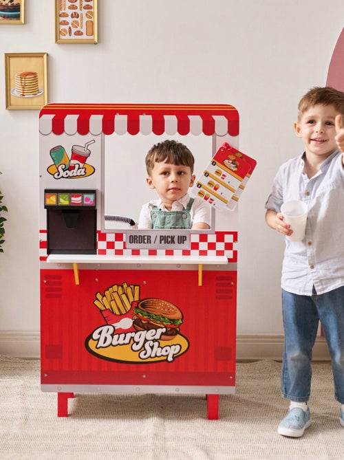 Teamson Kids, Burger shop avec accessoires - Kiabi