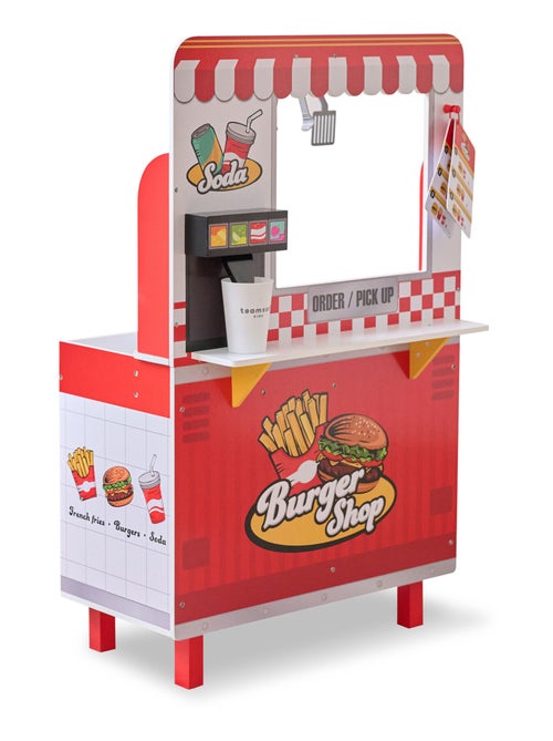 Teamson Kids, Burger shop avec accessoires - Kiabi