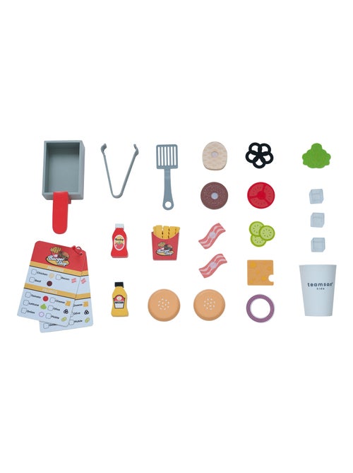Teamson Kids, Burger shop avec accessoires - Kiabi