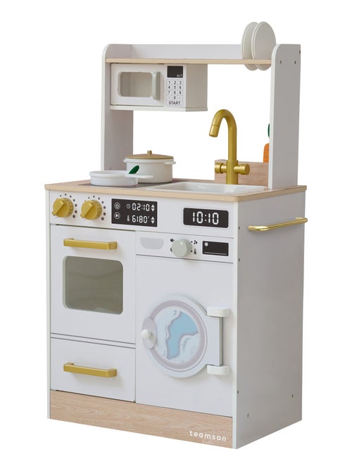 Teamson Kids Cuisine bois enfant potager et machine à laver - Kiabi
