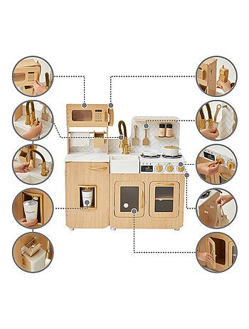 Teamson Kids, Cuisine enfant avec accessoires et crochets