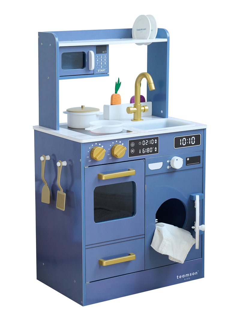 Teamson Kids, Cuisine enfant bois, Bleu Bleu - Kiabi
