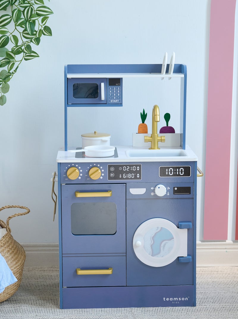 Teamson Kids, Cuisine enfant bois Bleu - Kiabi