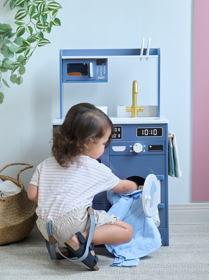 Teamson Kids, Cuisine enfant bois Bleu - Kiabi