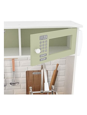Teamson Kids Cuisine Enfants Little Chef Boston Dinette En Bois Jeux D'Imitation Cuisine