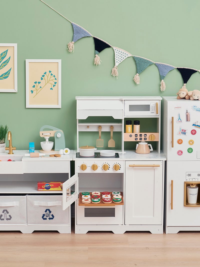 Teamson Kids, Cuisine modulaire avec accessoires, Blanc Blanc - Kiabi
