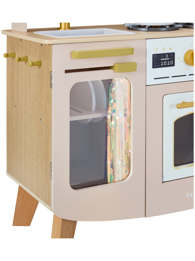 Teamson Kids, Cuisinette en bois avec machine à café Beige - Kiabi