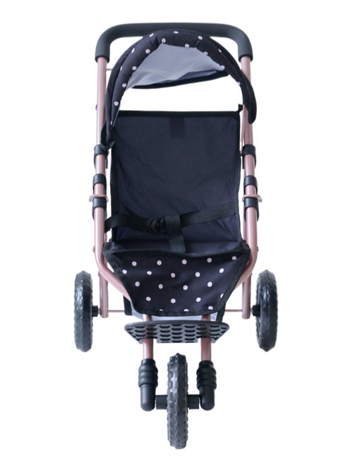Teamson Kids, Poussette jogging avec accessoires harnais et panier - Kiabi