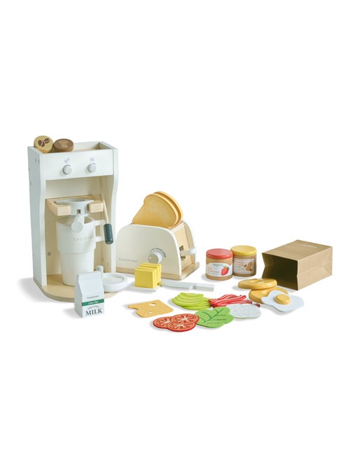 Teamson Kids, Set petit-déjeuner avec grille-pain cafetière & accessoires - Kiabi