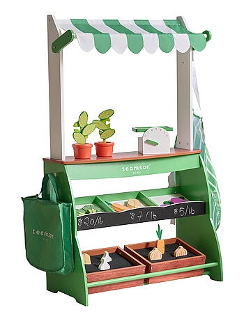 Teamson Kids, Stand du marché, Bois