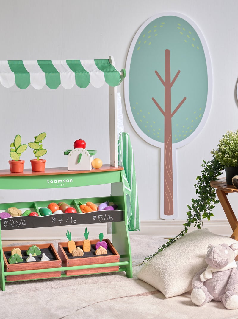 Teamson Kids, Stand du marché, Bois Vert - Kiabi