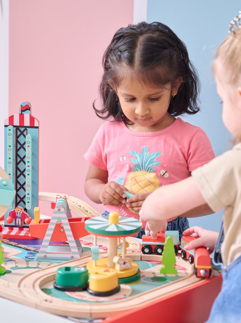 Teamson Kids, Table de train enfant, Bois Multicolore - Kiabi