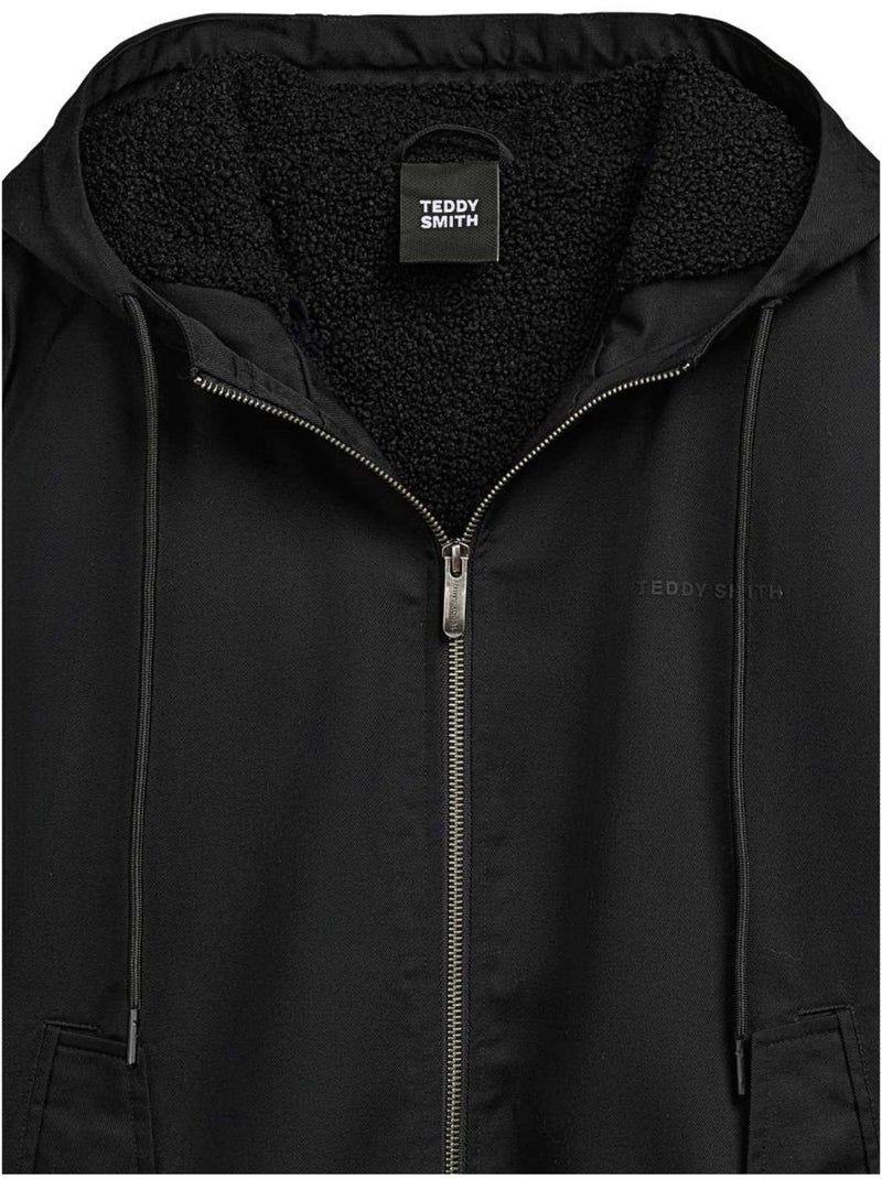 TEDDY SMITH - Blouson à capuche zippé Noir - Kiabi