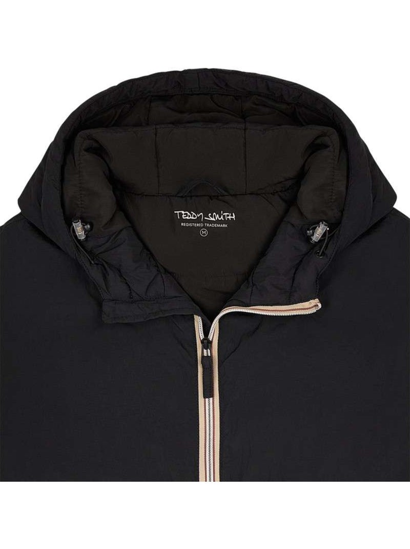 TEDDY SMITH - Blouson zippé à capuche Noir - Kiabi