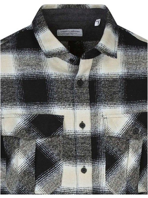 TEDDY SMITH - Chemise coton carreaux regular intermédiaire - Kiabi