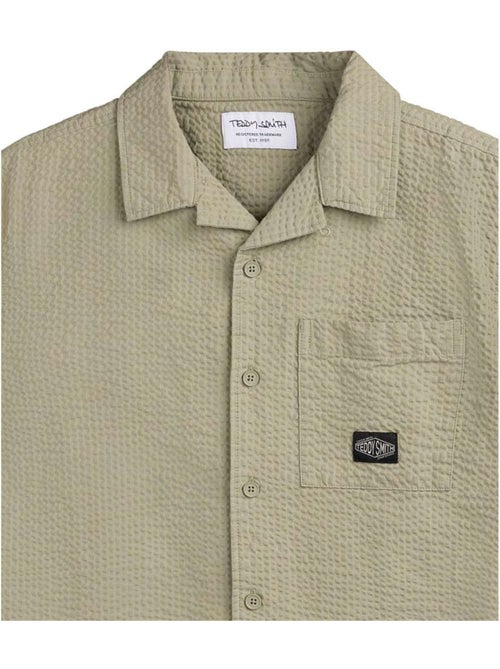 TEDDY SMITH - Chemise coton droite - Kiabi TEDDY SMITH - Chemise coton droite - Kiabi
