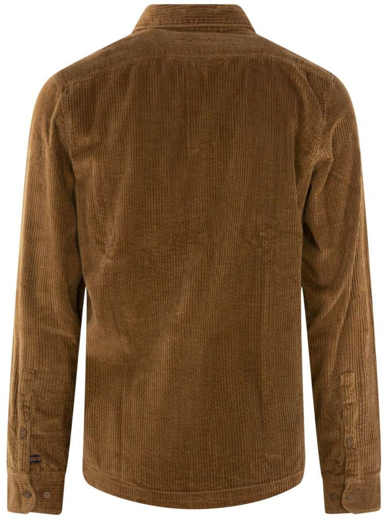 TEDDY SMITH - Chemise coton regular fit Gris Marron Blanc - Kiabi