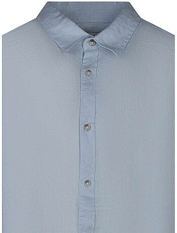 TEDDY SMITH - Chemise lin droite