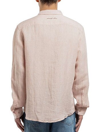 TEDDY SMITH - Chemise lin droite