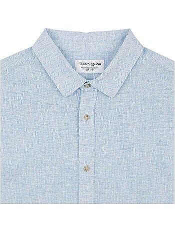 TEDDY SMITH - Chemise lin regular
