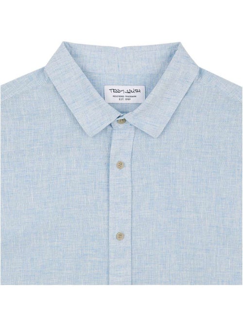 TEDDY SMITH - Chemise lin regular - Kiabi