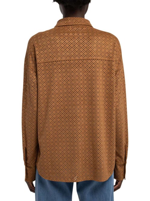 TEDDY SMITH - Chemisier en daim - Kiabi TEDDY SMITH - Chemisier en daim - Kiabi
