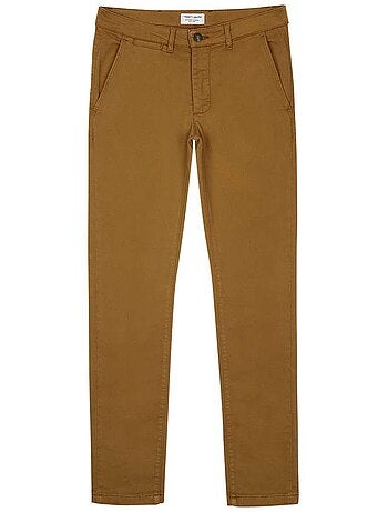 TEDDY SMITH - Chino coton mélangé droit