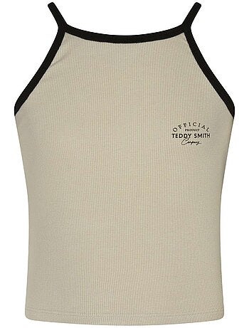 TEDDY SMITH - Débardeur côtelé ajusté